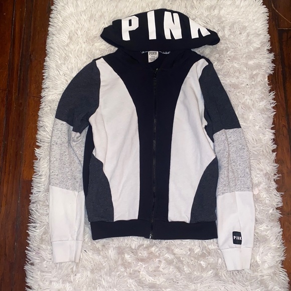 Victoria Secret Pink Sweatshirt Zipup - Picture 1 of 4